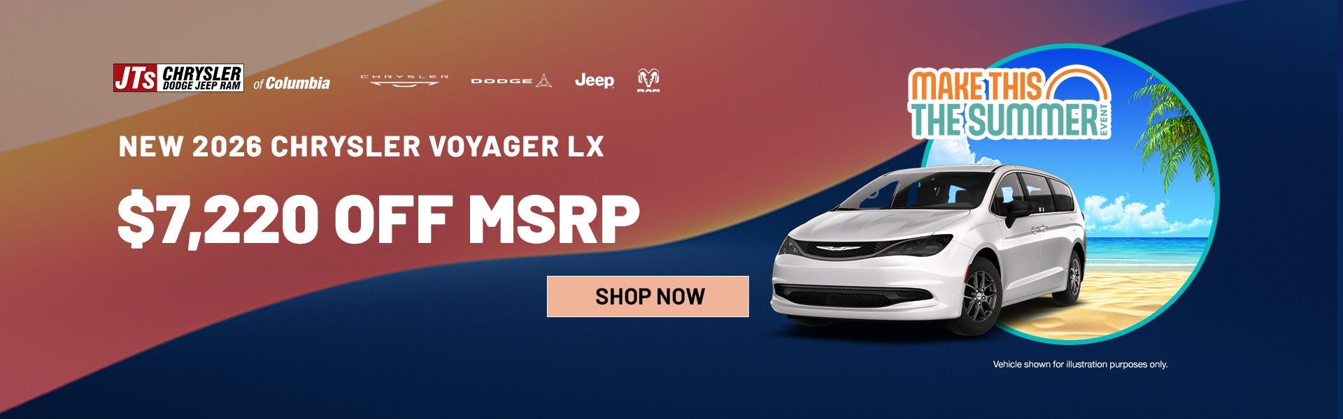 New 2026 Chrysler Voyager $7,220 off MSRP